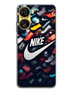 Чехол для ZTE Nubia Neo 5G с картинкой «Коллекция кроссовок Nike»