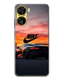 Чехол для ZTE Nubia Neo 5G с картинкой «Nike и суперкар»