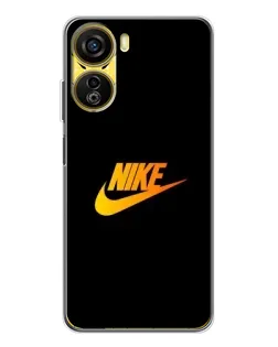 Чехол для ZTE Nubia Neo 5G с картинкой «Золотой логотип Nike»