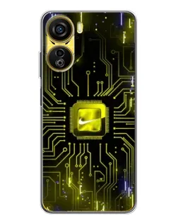 Чехол для ZTE Nubia Neo 5G с картинкой «Nike — золотая искра»