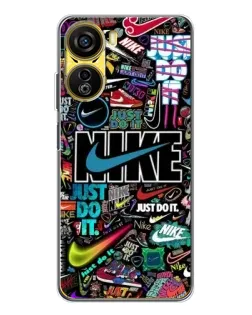 Чохол для ZTE Nubia Neo 5G з картинкою «Яскравий колаж Nike»