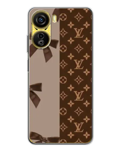 Чехол для ZTE Nubia Neo 5G с картинкой «Louis Vuitton — банты»
