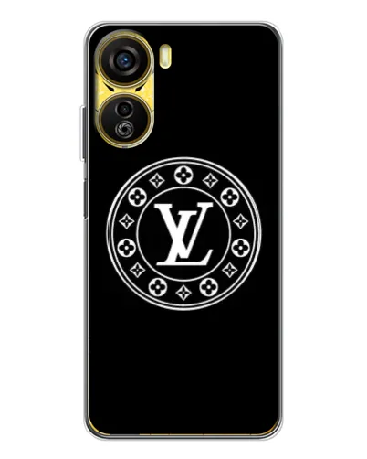 Чехол для ZTE Nubia Neo 5G с картинкой «LV — печать стиля»