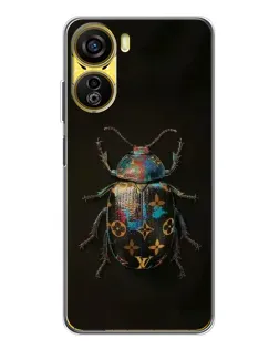 Чехол для ZTE Nubia Neo 5G с картинкой «LV — мраморный принт»
