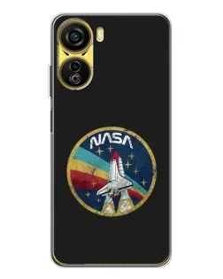 Чехол для ZTE Nubia Neo 5G с картинкой «NASA — эмблема миссии»