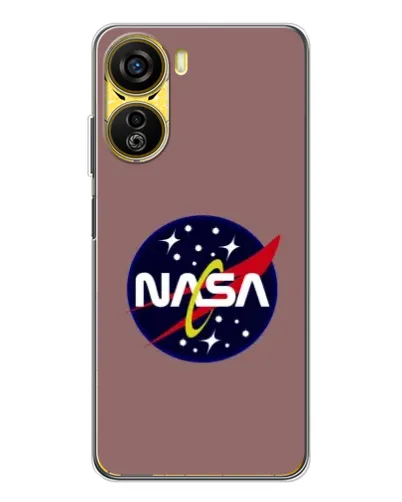 Чехол для ZTE Nubia Neo 5G с картинкой «NASA — ретро космос» Чехол для ZTE Nubia Neo 5G с картинкой «NASA — ретро космос»