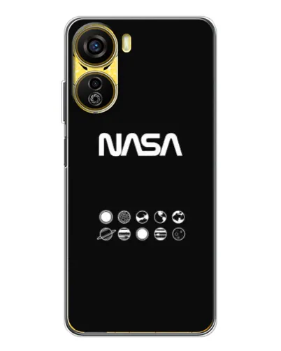 Чехол для ZTE Nubia Neo 5G с картинкой «NASA — технический принт» Чехол для ZTE Nubia Neo 5G с картинкой «NASA — технический принт»