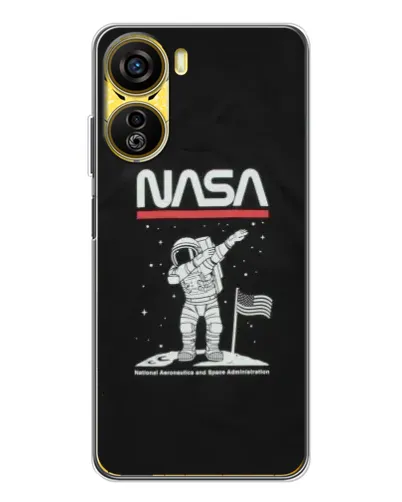 Чехол для ZTE Nubia Neo 5G с картинкой «NASA — шагаем по Луне» Чехол для ZTE Nubia Neo 5G с картинкой «NASA — шагаем по Луне»