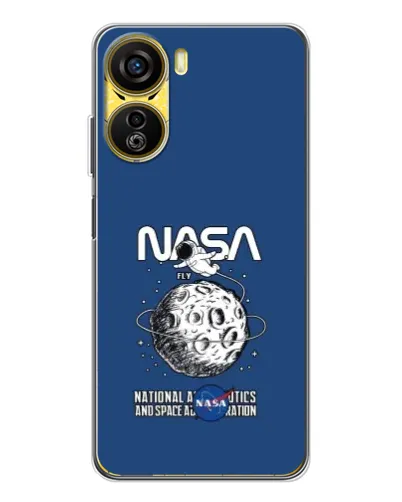 Чехол для ZTE Nubia Neo 5G с картинкой «NASA — лунная миссия» Чехол для ZTE Nubia Neo 5G с картинкой «NASA — лунная миссия»