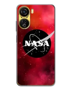 Чехол для ZTE Nubia Neo 5G с картинкой «NASA — красная туманность»