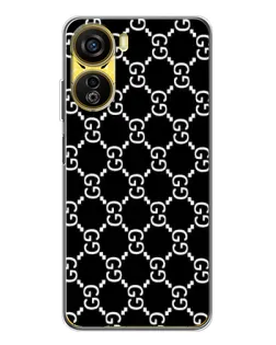 Чехол для ZTE Nubia Neo 5G с картинкой «Gucci — сетчатый паттерн»