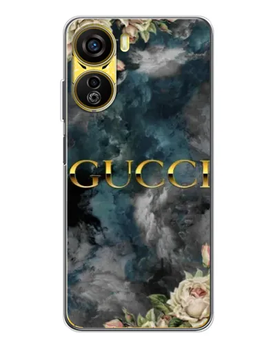 Чехол для ZTE Nubia Neo 5G с картинкой «Абстрактные цветы Gucci» Чехол для ZTE Nubia Neo 5G с картинкой «Абстрактные цветы Gucci»