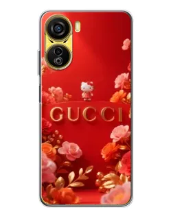 Чехол для ZTE Nubia Neo 5G с картинкой «Gucci — золотой сад»