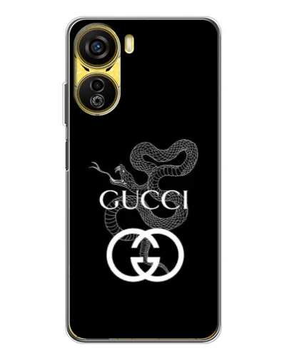 Чехол для ZTE Nubia Neo 5G с картинкой «Gucci — серебряная змея» Чехол для ZTE Nubia Neo 5G с картинкой «Gucci — серебряная змея»