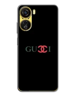 Чехол для ZTE Nubia Neo 5G с картинкой «Gucci — красный градиент»