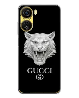 Чехол для ZTE Nubia Neo 5G с картинкой «Gucci — серебряный лев»