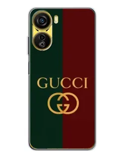 Чехол для ZTE Nubia Neo 5G с картинкой «Gucci — темно-зеленый градиент»