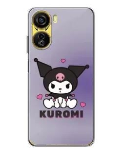 Чехол для ZTE Nubia Neo 5G с картинкой «Kuromi — фиолетовый арт»