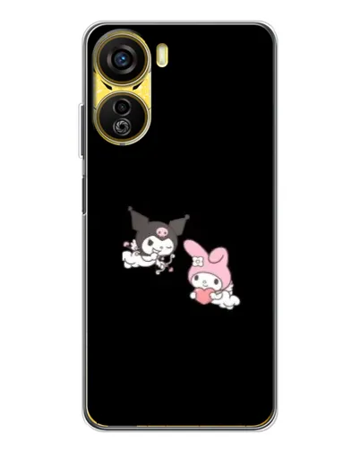 Чехол для ZTE Nubia Neo 5G с картинкой «My Melody и Kuromi» Чехол для ZTE Nubia Neo 5G с картинкой «My Melody и Kuromi»