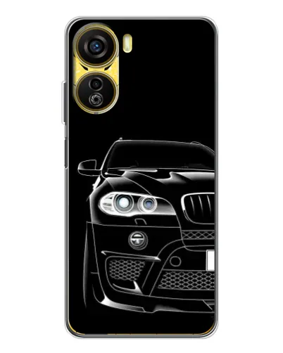 Чехол для ZTE Nubia Neo 5G с картинкой «Темный силуэт BMW» Чехол для ZTE Nubia Neo 5G с картинкой «Темный силуэт BMW»