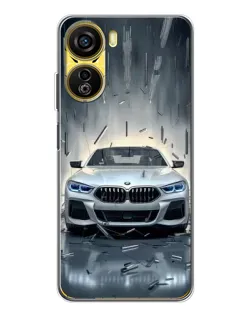Чехол для ZTE Nubia Neo 5G с картинкой «BMW в свете фар»