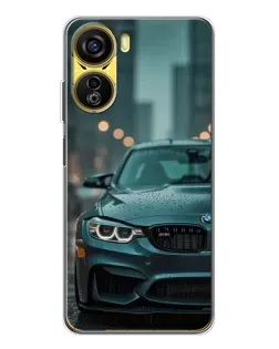 Чехол для ZTE Nubia Neo 5G с картинкой «BMW в огнях города»