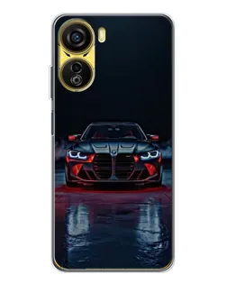 Чехол для ZTE Nubia Neo 5G с картинкой «BMW на мокрой дороге»