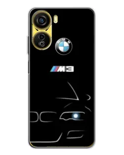 Чехол для ZTE Nubia Neo 5G с картинкой «Минималистичный принт BMW M3»
