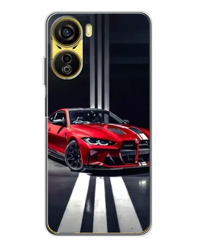 Чехол для ZTE Nubia Neo 5G с картинкой «Красная BMW на дороге» Чехол для ZTE Nubia Neo 5G с картинкой «Красная BMW на дороге»