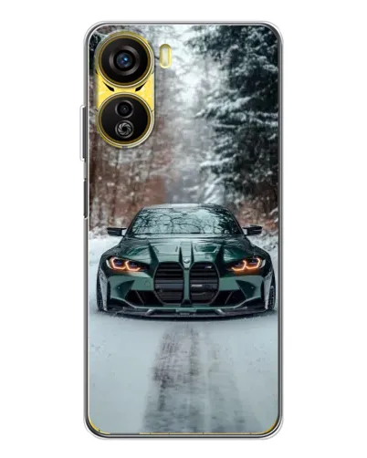 Чехол для ZTE Nubia Neo 5G с картинкой «BMW в зимнем лесу» Чехол для ZTE Nubia Neo 5G с картинкой «BMW в зимнем лесу»