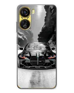 Чехол для ZTE Nubia Neo 5G с картинкой «BMW — акварельный дрифт»