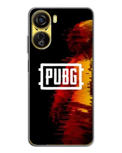 Чехол для ZTE Nubia Neo 5G с картинкой «Яркий логотип PUBG»