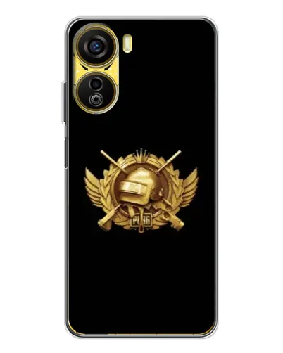 Чехол для ZTE Nubia Neo 5G с картинкой «PUBG — оранжевый градиент»