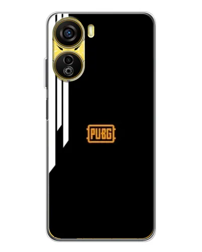 Чехол для ZTE Nubia Neo 5G с картинкой «PUBG — вертикальные линии»