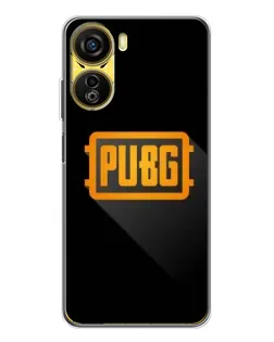 Чехол для ZTE Nubia Neo 5G с картинкой «PUBG — рамка лого»