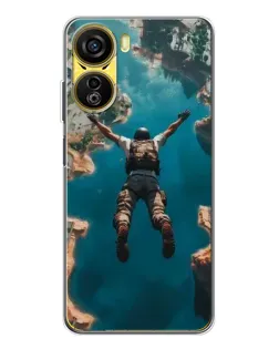 Чехол для ZTE Nubia Neo 5G с картинкой «PUBG — свободное падение»