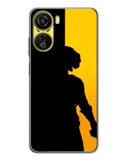 Чехол для ZTE Nubia Neo 5G с картинкой «Тень воина PUBG»