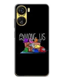 Чехол для ZTE Nubia Neo 5G с картинкой «Логотип Among Us»