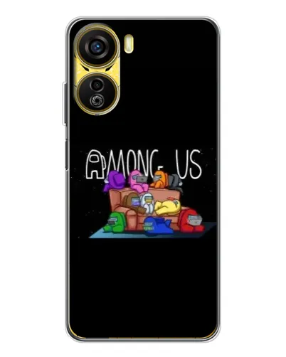 Чехол для ZTE Nubia Neo 5G с картинкой «Логотип Among Us»