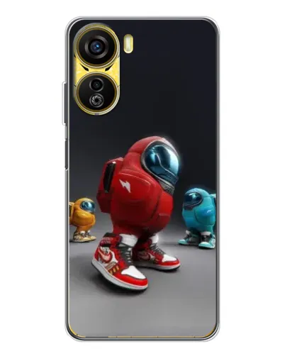Чехол для ZTE Nubia Neo 5G с картинкой «Among Us — 3D стиль»
