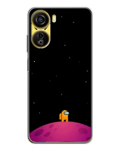 Чехол для ZTE Nubia Neo 5G с картинкой «Одинокий герой на планете»