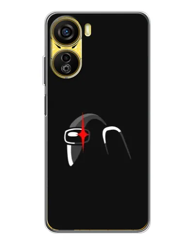 Чехол для ZTE Nubia Neo 5G с картинкой «Among Us шлем»