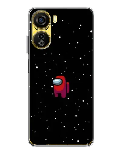 Чехол для ZTE Nubia Neo 5G с картинкой «Красный Among Us»
