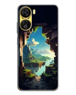 Чехол для ZTE Nubia Neo 5G с картинкой «Вид из пещеры»