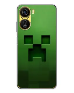 Чехол для ZTE Nubia Neo 5G с картинкой «Крипер микро-дизайн»
