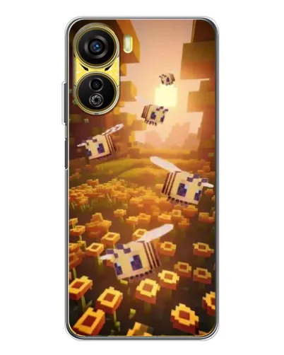 Чехол для ZTE Nubia Neo 5G с картинкой «Поле подсолнухов»