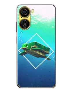 Чохол для ZTE Nubia Neo 5G з картинкою «Черепаха Minecraft»