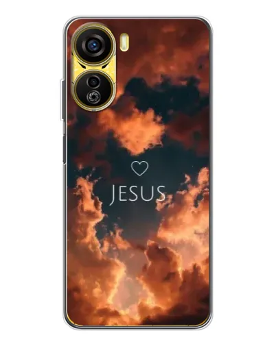 Чехол для ZTE Nubia Neo 5G с картинкой «Сияние Имени Jesus»