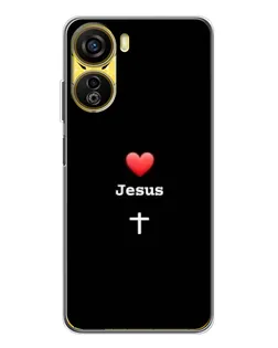 Чехол для ZTE Nubia Neo 5G с картинкой «Сердце - Jesus» Чехол для ZTE Nubia Neo 5G с картинкой «Сердце - Jesus»