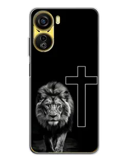 Чехол для ZTE Nubia Neo 5G с картинкой «Лев и Крест» Чехол для ZTE Nubia Neo 5G с картинкой «Лев и Крест»